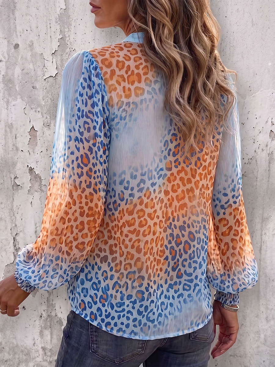 Chemise en mousseline de soie vintage avec tissus confortables et artistique