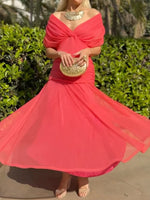 Elegantes, dehnbares Mesh-Kleid mit gerafftem Schnitt