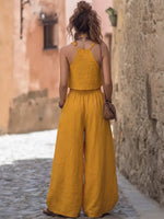 Completo due pezzi in lino Bohemian Sunshine