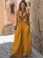 Completo due pezzi in lino Bohemian Sunshine
